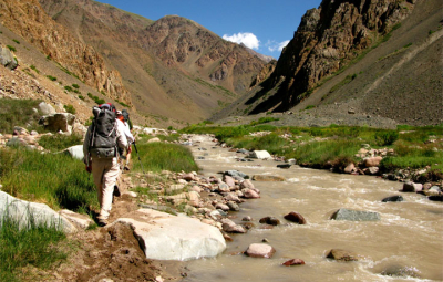 Aconcagua: Stevens and Team Trek to Pampa de Leñas