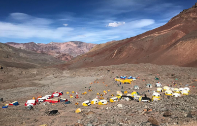Aconcagua: Smith & Team Check-in with Basecamp Doctor