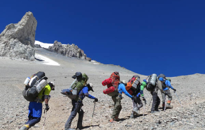 Aconcagua: Beren & Team Move to Camp 2