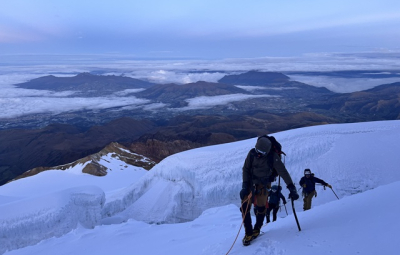 Ecuador Seminar: Hailes & Team Recap Cayambe Summit Day