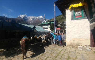 Gokyo Trek: Elias and Team Explore Namche