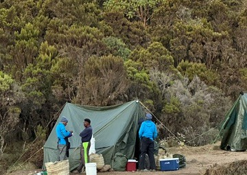 Kilimanjaro Climb & Safari: Hahn, Wittmier & Team Ascend to Shira Plateau Camp