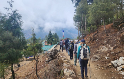 Everest Base Camp Trek & Lobuche Climb: Smith & Team Fly to Lukla and Begin Trek