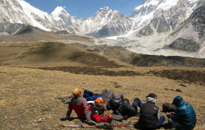 Resting at Lobuche