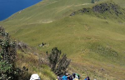 Ecuador’s Volcanoes: Walter & Team Enjoy the Views Atop Fuya Fuya