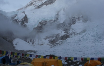 Mt. Everest Expedition: Linden Back to Base Camp to Join Team