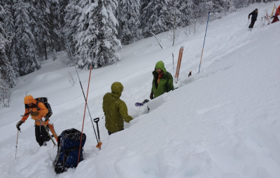 RMI Guide Seth Waterfall Receives Valuable Avy 3 Training