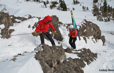 RMI Guide Lindsay Mann Takes On AMGA Ski Guides Course