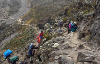Kilimanjaro: Okita and Team Scale the Baranco Wall