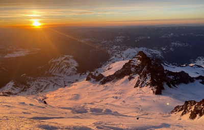 Mt. Rainier: Four Day Climbs Turned Due to Wind Slabs
