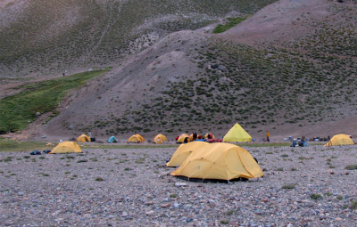 Aconcagua: Liken & Team Arrive At Base Camp