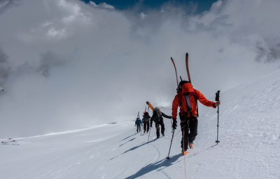 Chile Ski: Team Climbs and Skis Llaima