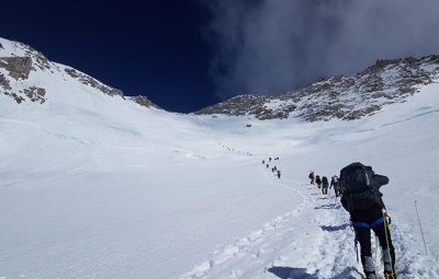 Denali: Hahn & Team Cache Gear on the Upper Mountain