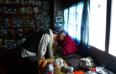 Everest Base Camp Trek: Tucker and Team Visit Lama Geshe