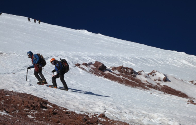 Cotopaxi Express: Walter and Team Rest after a Successful Climb
