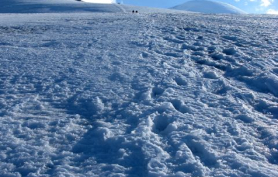 Elbrus Northside Team waits at Camp 1 for weather