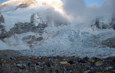Mt. Everest Expedition: New Snow At Base Camp