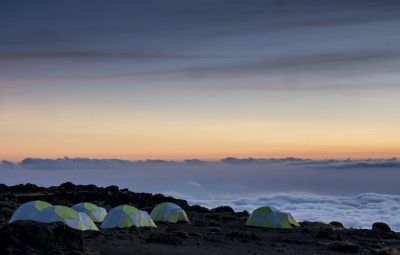 Kilimanjaro: Okita & Team Enjoy Views from Shira Plateau Camp